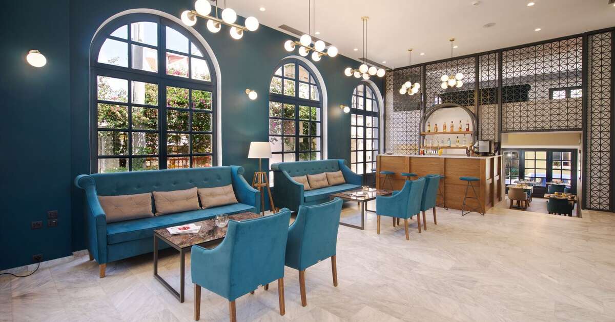 Een foto van het interieur van Mirabel City Center Hotel