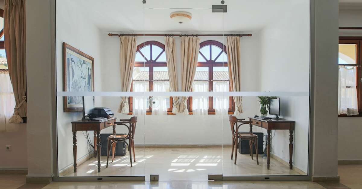 Ein Foto vom Innenbereich im Corfu Aquamarine Hotel