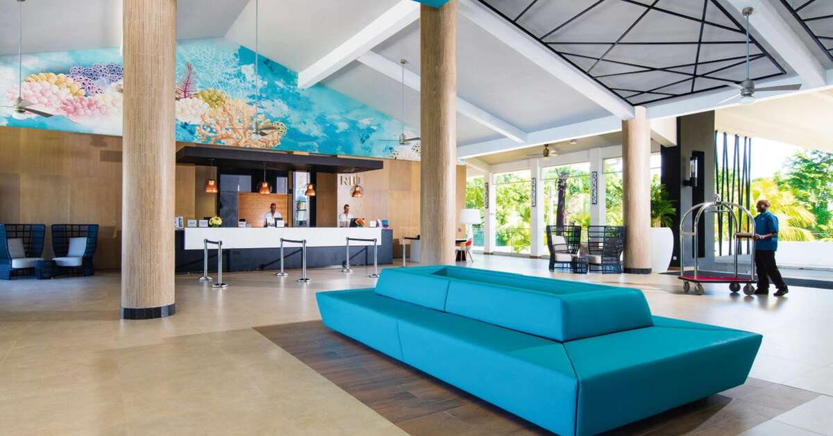 Een foto van het interieur van Riu Palace Tropical Bay