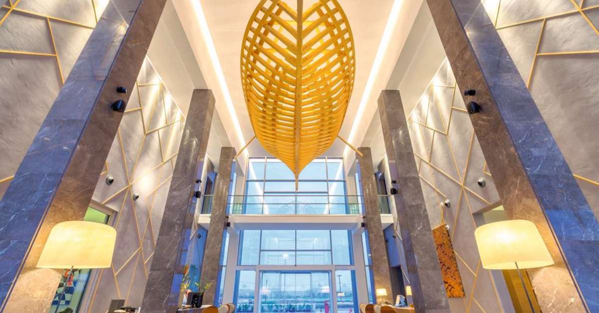 Een foto van het interieur van TUI Blue Lagoon Palace