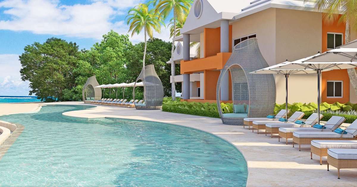 Een foto van het zwembad bij Coral Level at Iberostar Selection Bavaro