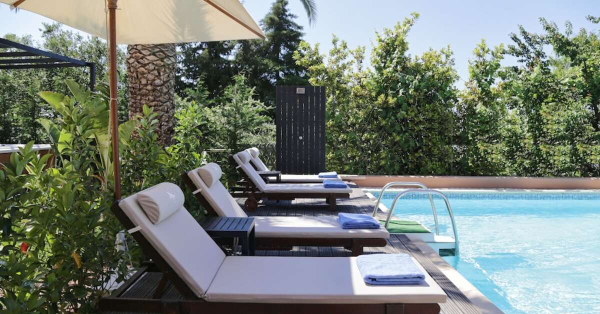 Een foto van het zwembad bij Lena Mare Boutique Hotel