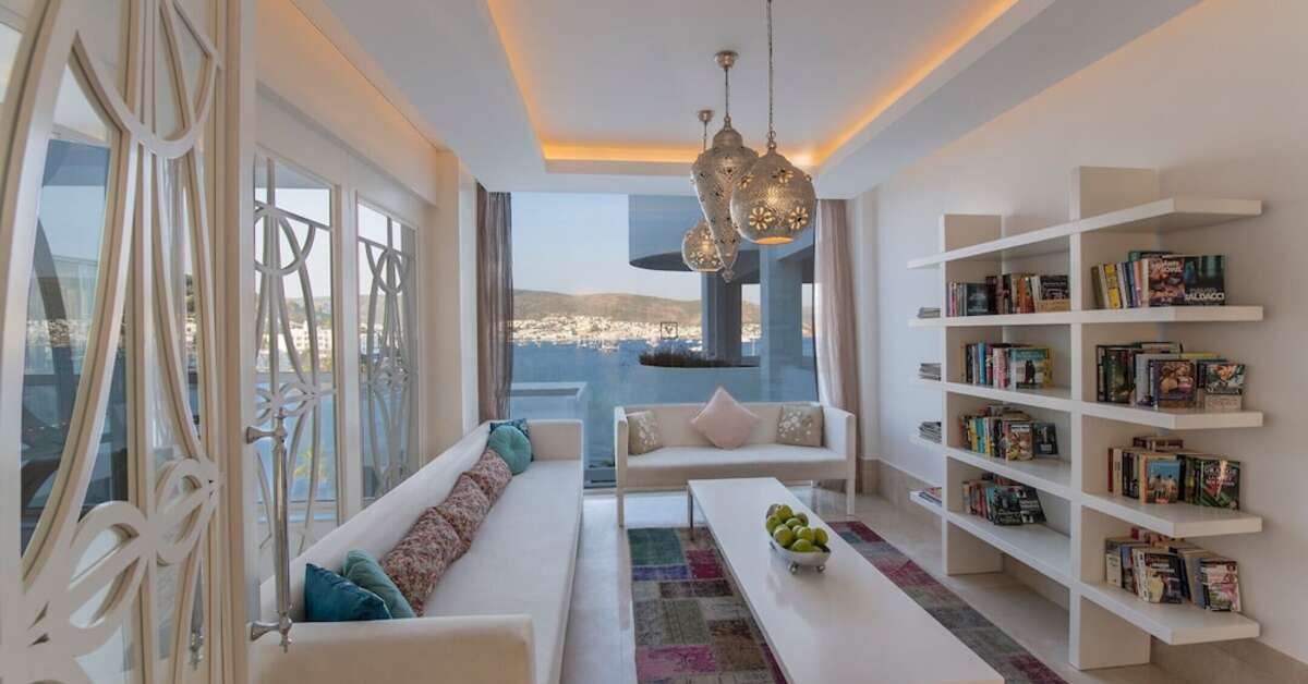 Een foto van het interieur van Agaya Bodrum