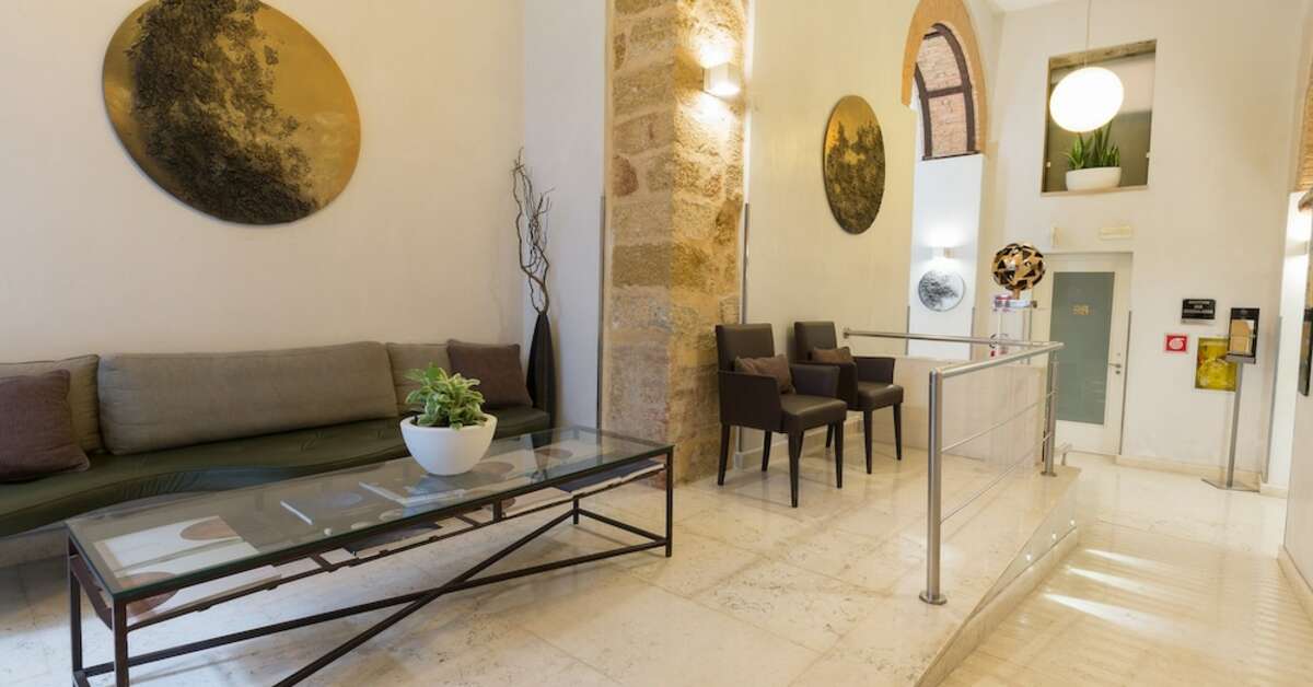 Een foto van het interieur van Quintocanto Hotel & Spa