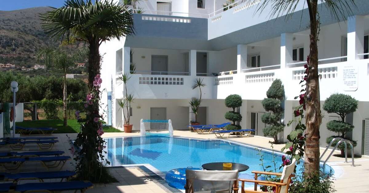 Een foto van het zwembad bij Emerald Hotel & Appartementen