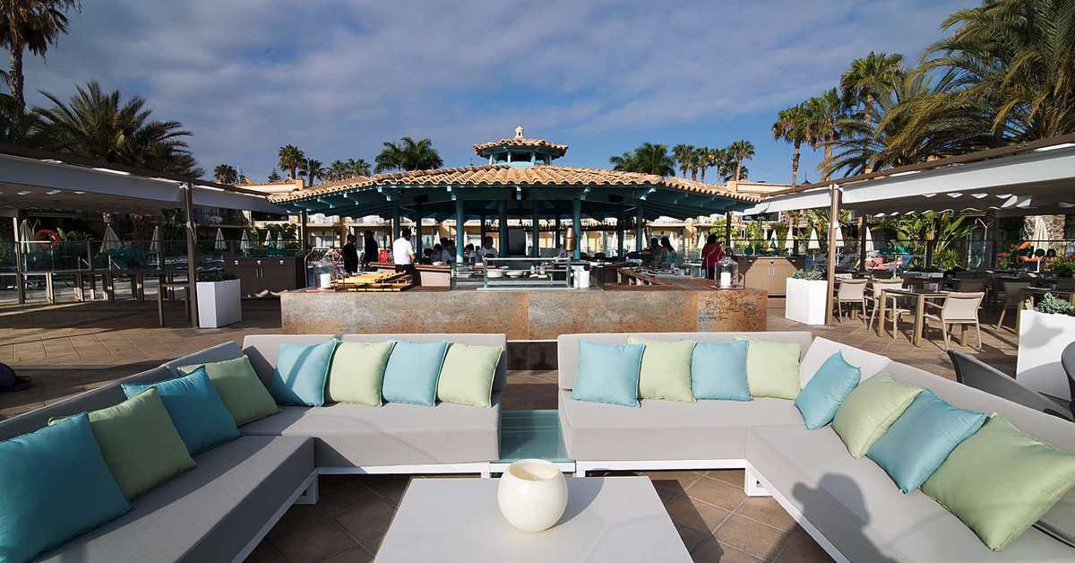 Ein Foto von der Terrasse im Bull Vital Suites & Spa