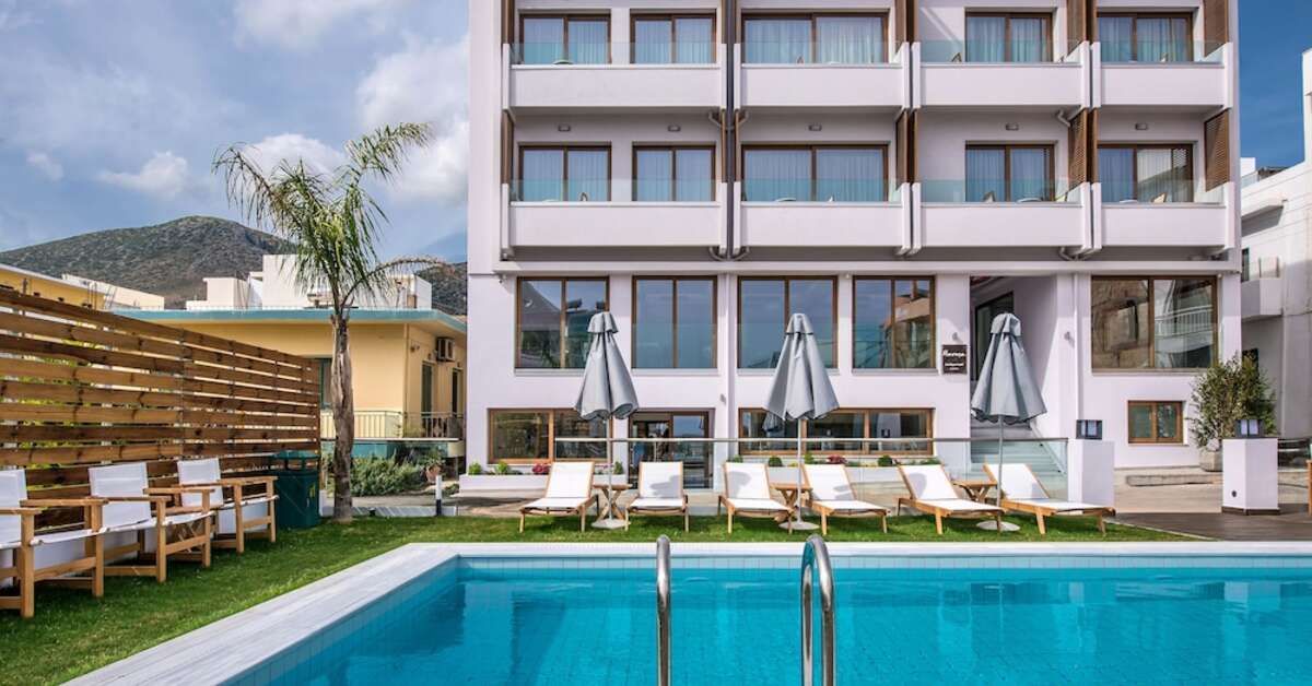 Ein Foto vom Pool im Harma Boutique Hotel