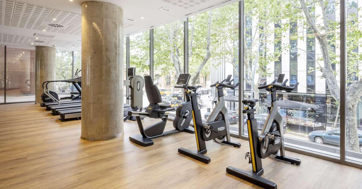 Ein Foto von den Einrichtungen im Hotel Ilunion Barcelona
