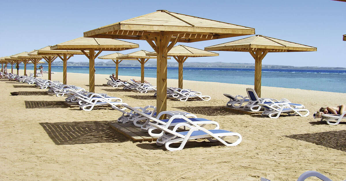Ein Foto vom Strand beim Tropitel Sahl Hasheesh