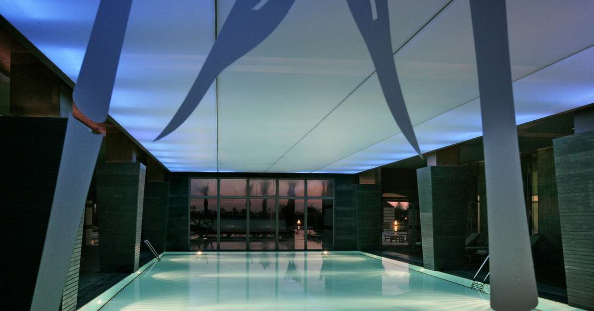Een foto van het zwembad bij Kempinski Hotel The Dome