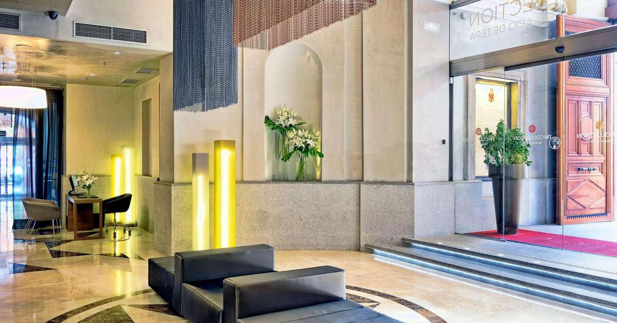 Een foto van het interieur van NH Collection Madrid Palacio de Tepa