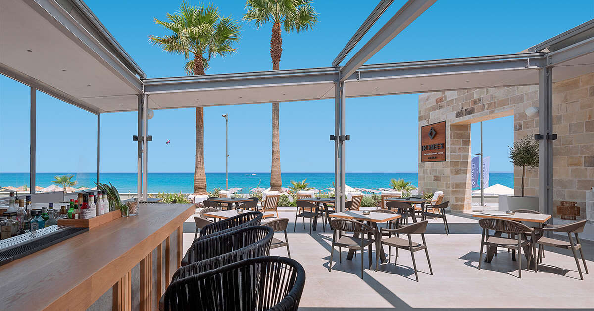 Een foto van de faciliteiten bij Ikonos Seafront Luxury Suites