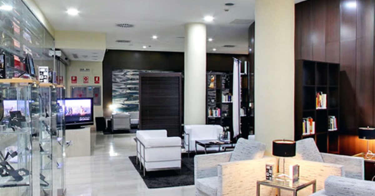 Een foto van het interieur van Eurostars Centrum Alicante