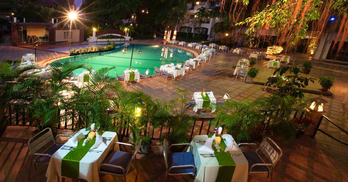 Een foto van het terras bij Pinnacle Grand Jomtien Resort & Spa