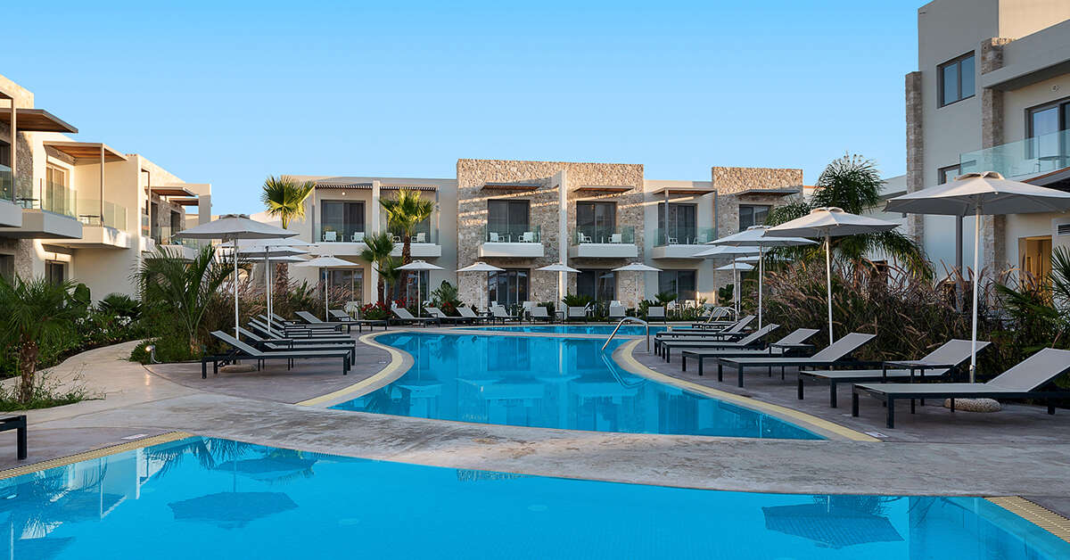 Een foto van het zwembad bij Oneiro Boutique Hotel