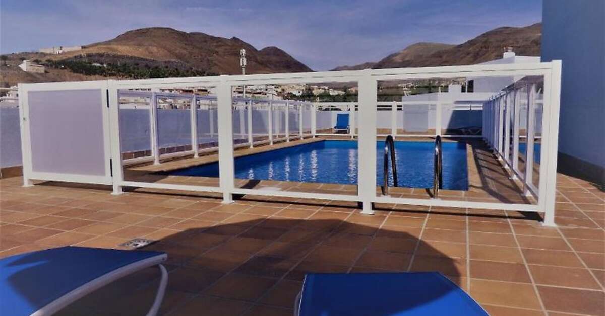 Een foto van het terras bij Appartementen Tao Morro Jable