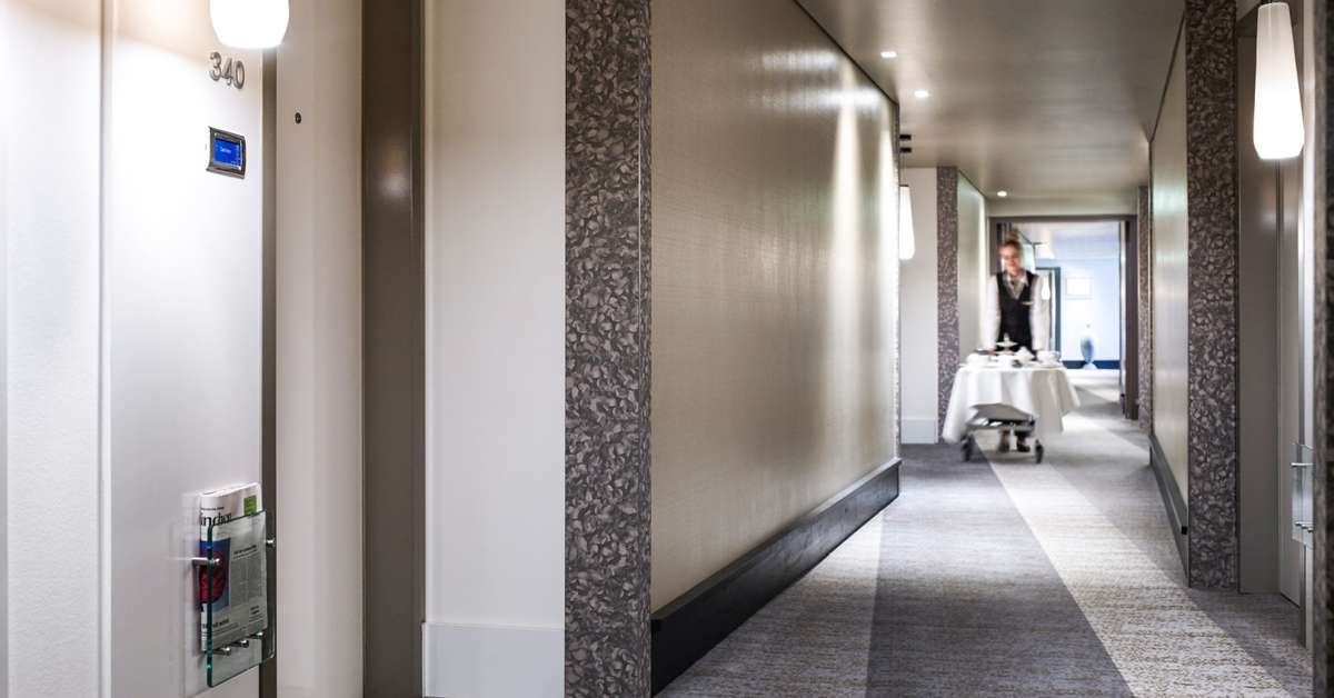 Een foto van het interieur van Sofitel Munich Bayerpost