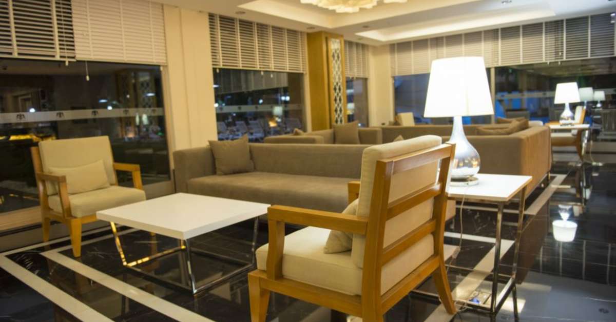Een foto van het interieur van Hotel Selcukhan