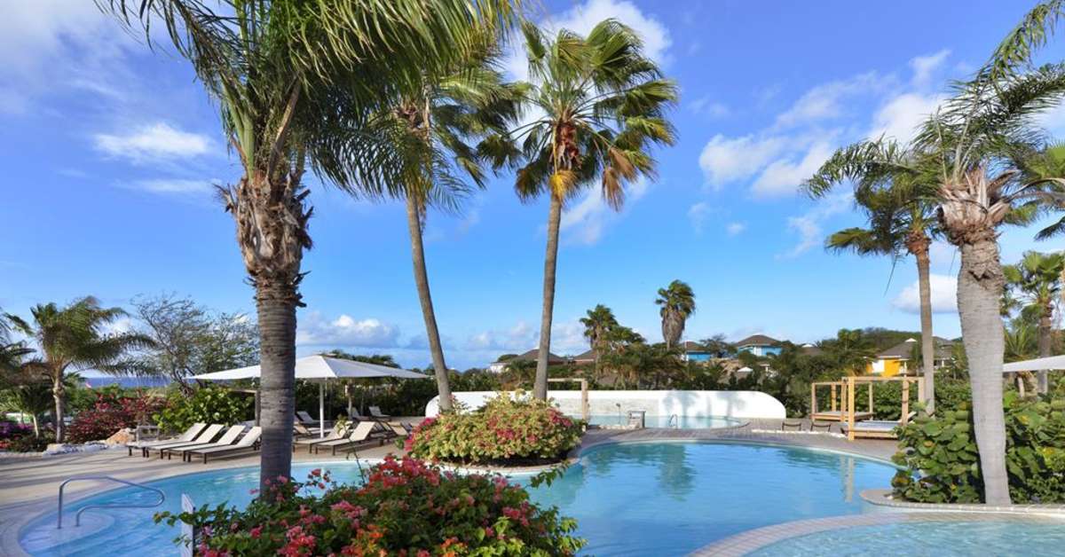 Een foto van een overzicht van Time to Smile Chogogo Dive & Beach Resort Curacao