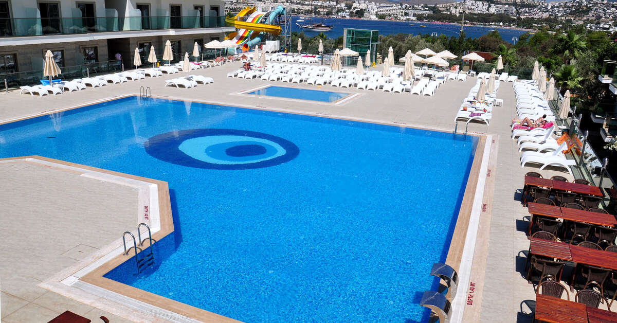 Een foto van een overzicht van Jasmin Beach Hotel