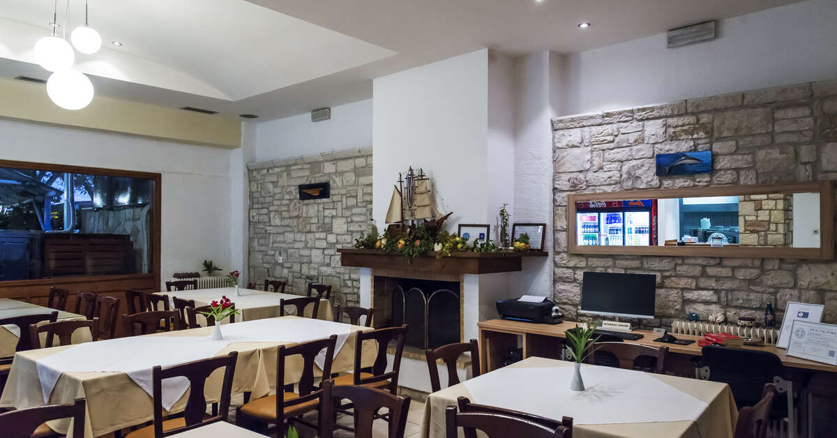 Een foto van de faciliteiten bij Akrogiali Hotel