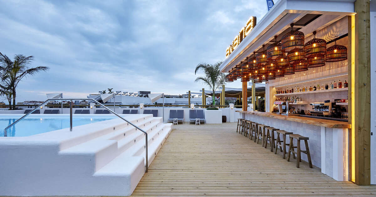 Een foto van het zwembad bij Gran Hotel Flamingo