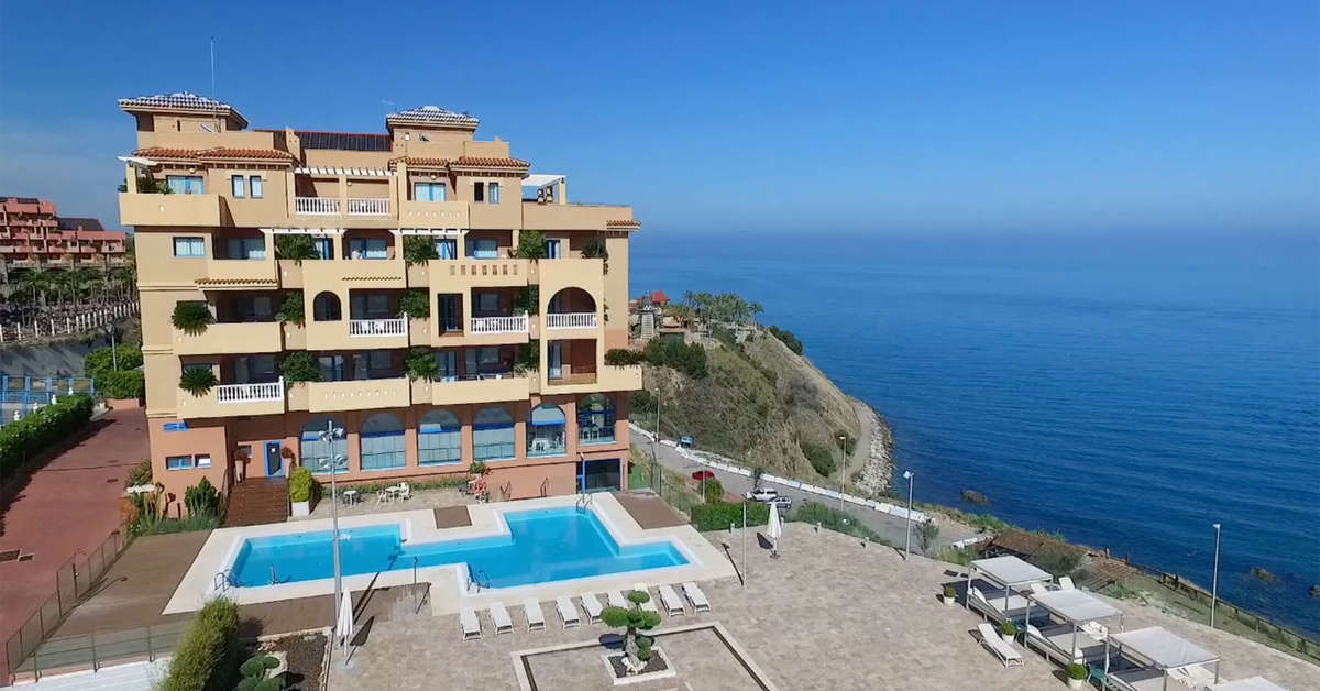 Een foto van een overzicht van Hydros Hotel & Spa