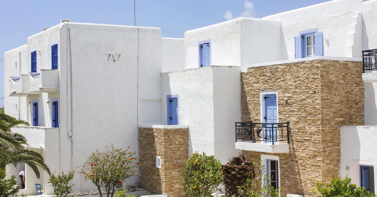 Een foto van de buitenkant van Naxos Holidays