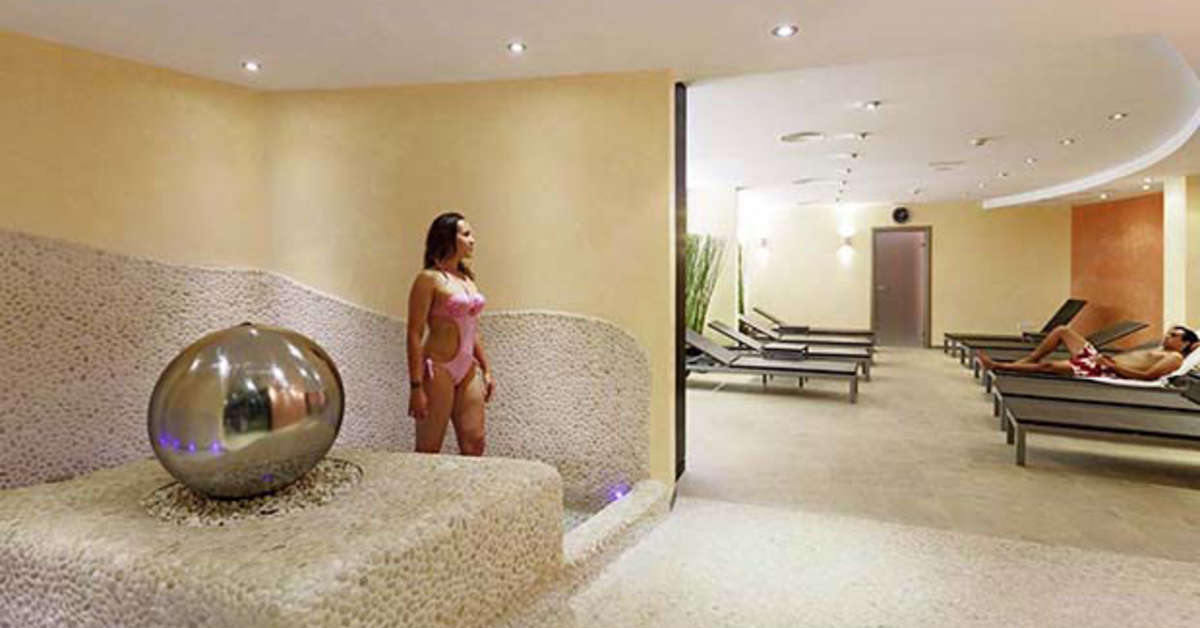 Een foto van de faciliteiten bij Allsun Hotel Orient Beach
