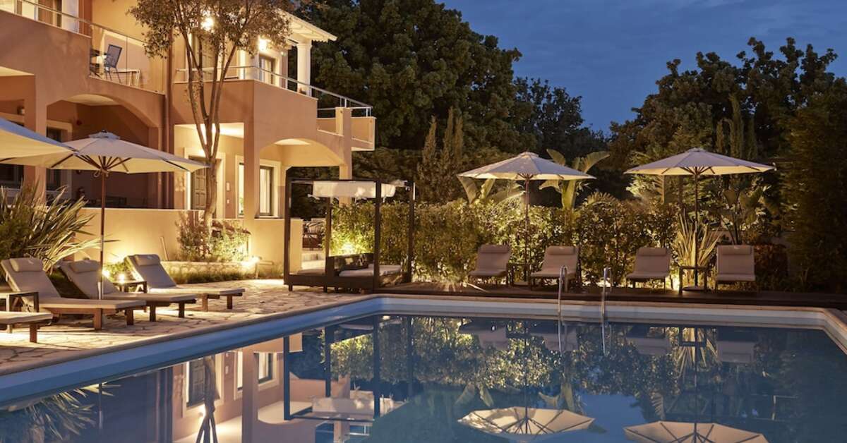 Een foto van het zwembad bij Lena Mare Boutique Hotel