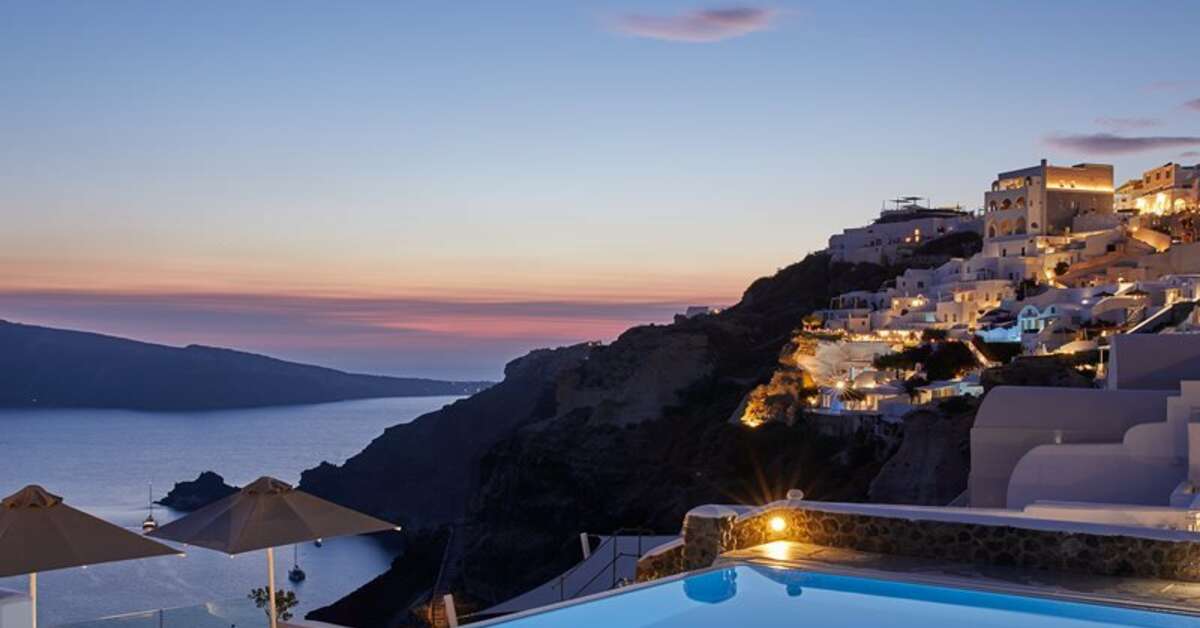Ein Foto vom Pool im La Perla Villas & Suites