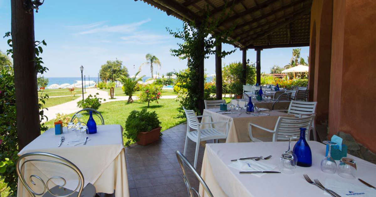 Een foto van het terras bij BV Borgo del Principe