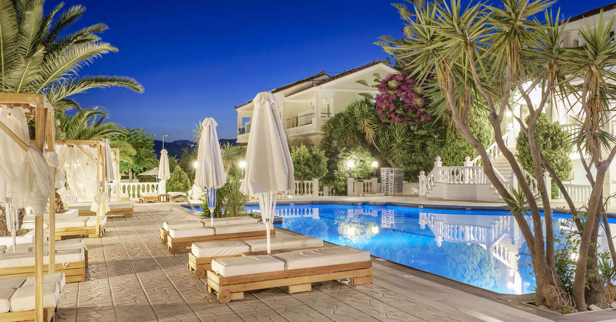 Een foto van het zwembad bij Samos Sun Hotel