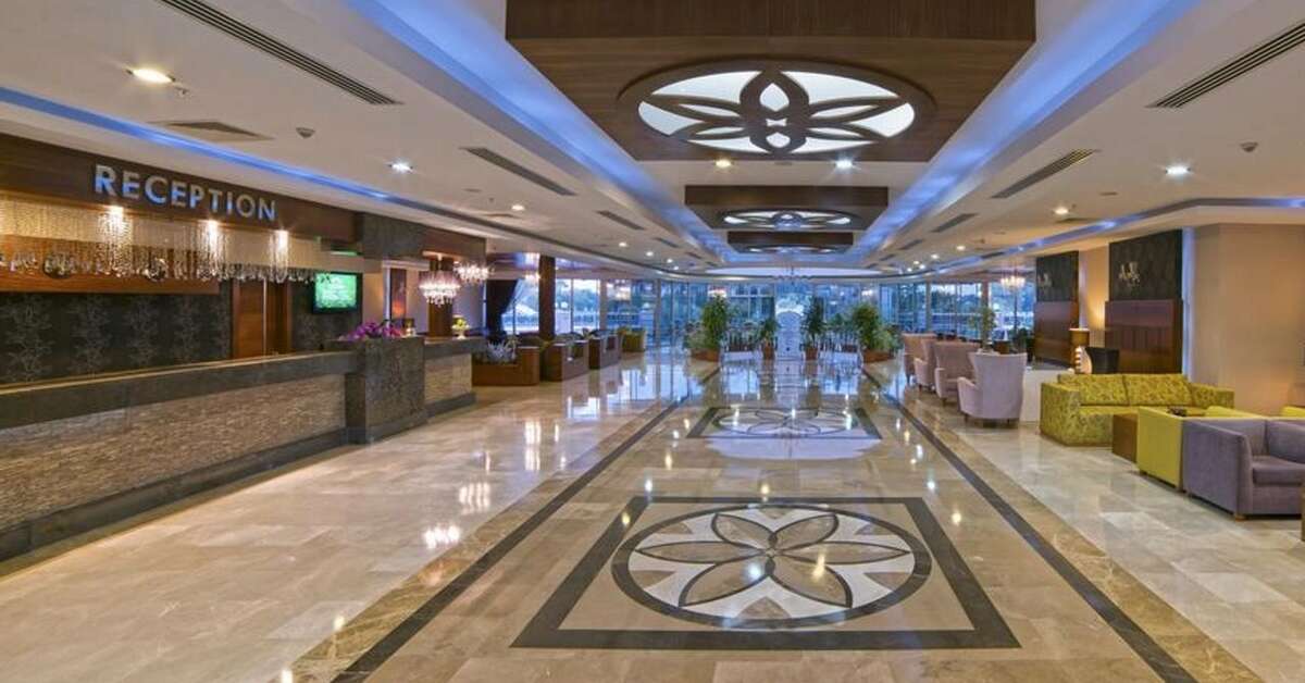 Een foto van het interieur van Side Lilyum Hotel & Spa