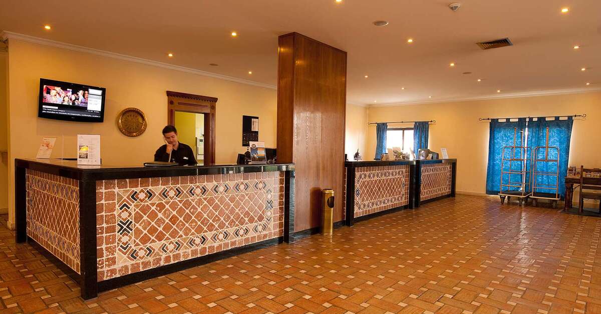 Een foto van het interieur van Vila Gale Tavira