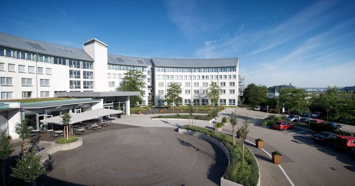 Een foto van de buitenkant van Wyndham Garden Dresden