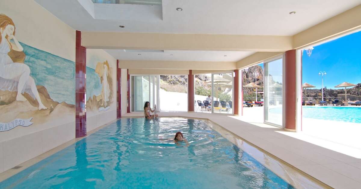 Ein Foto vom Pool im Kalypso Cretan Village Resort & Spa