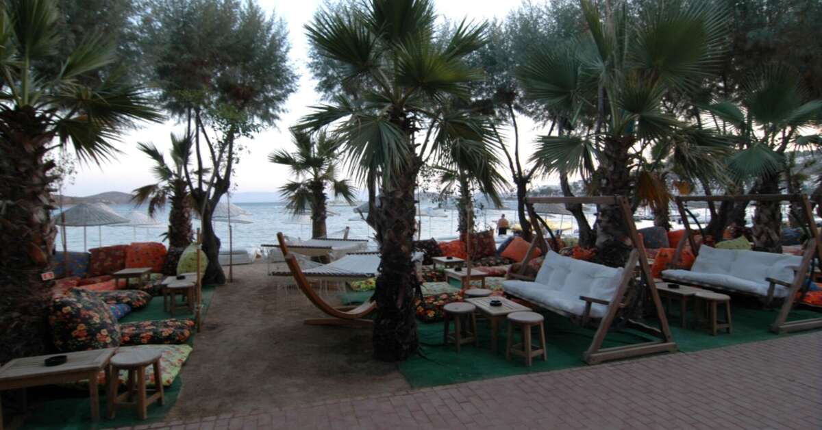 Een foto van het terras bij Okaliptüs Hotel