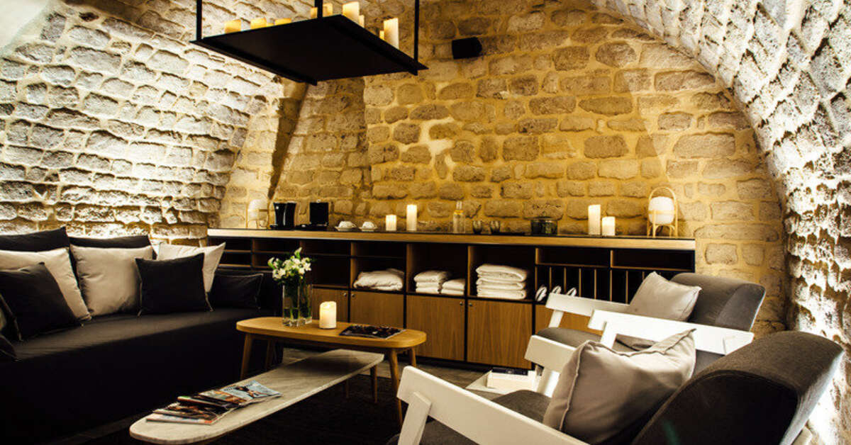 Een foto van het interieur van Hotel Square Louvois