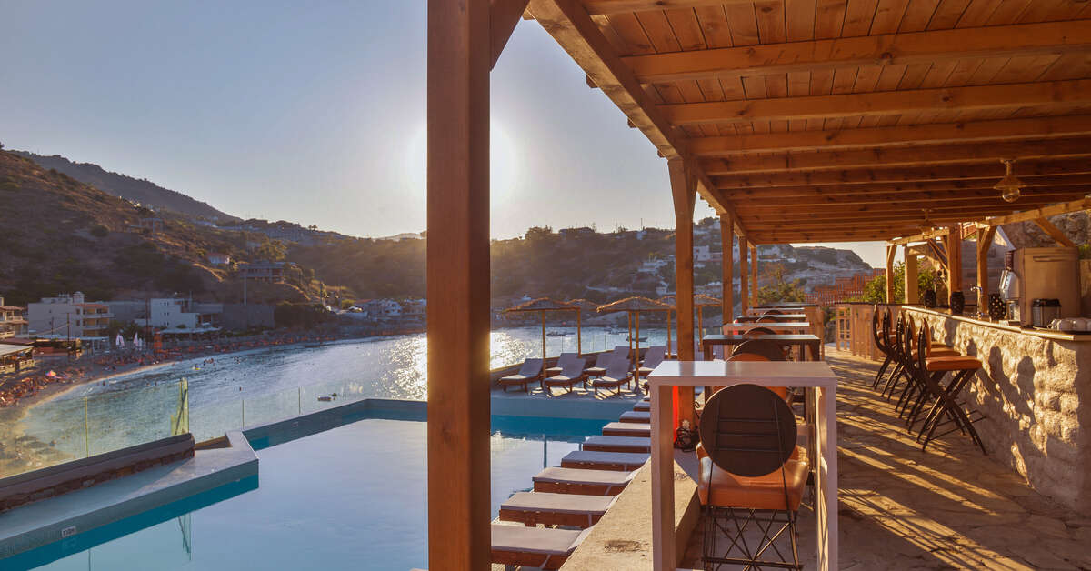Een foto van het zwembad bij Lygaria Beach Hotel