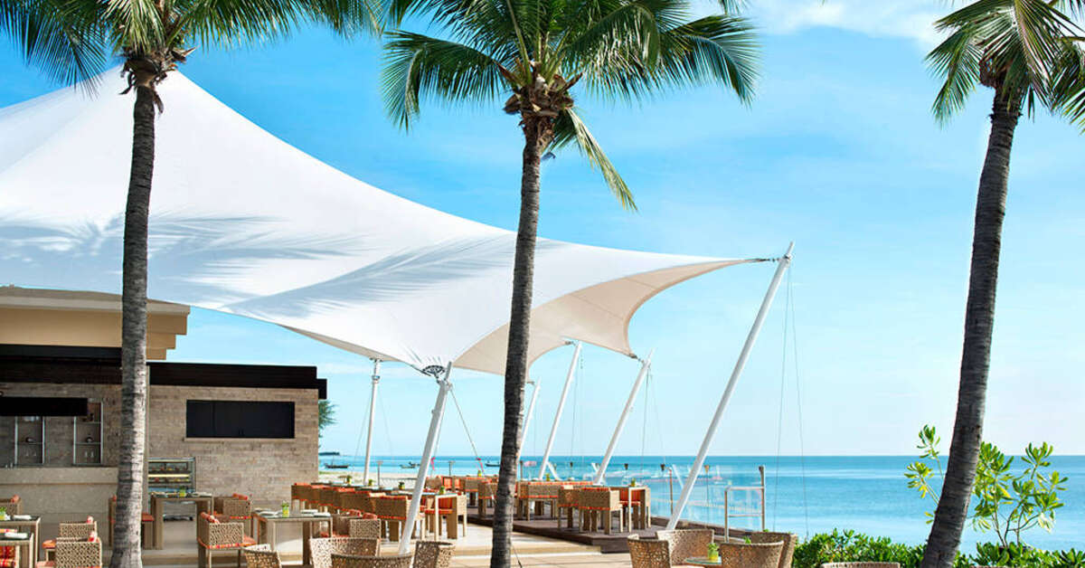 Ein Foto von der Terrasse im InterContinental Hua Hin Resort