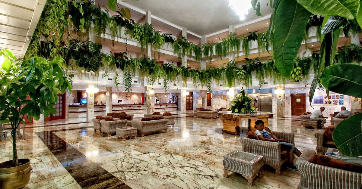 Ein Foto vom Innenbereich im Spring Hotel Vulcano