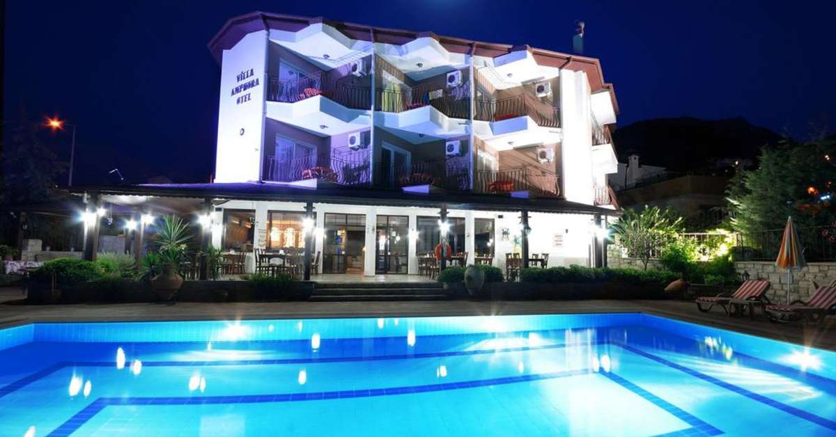 Een foto van het zwembad bij Villa Anfora