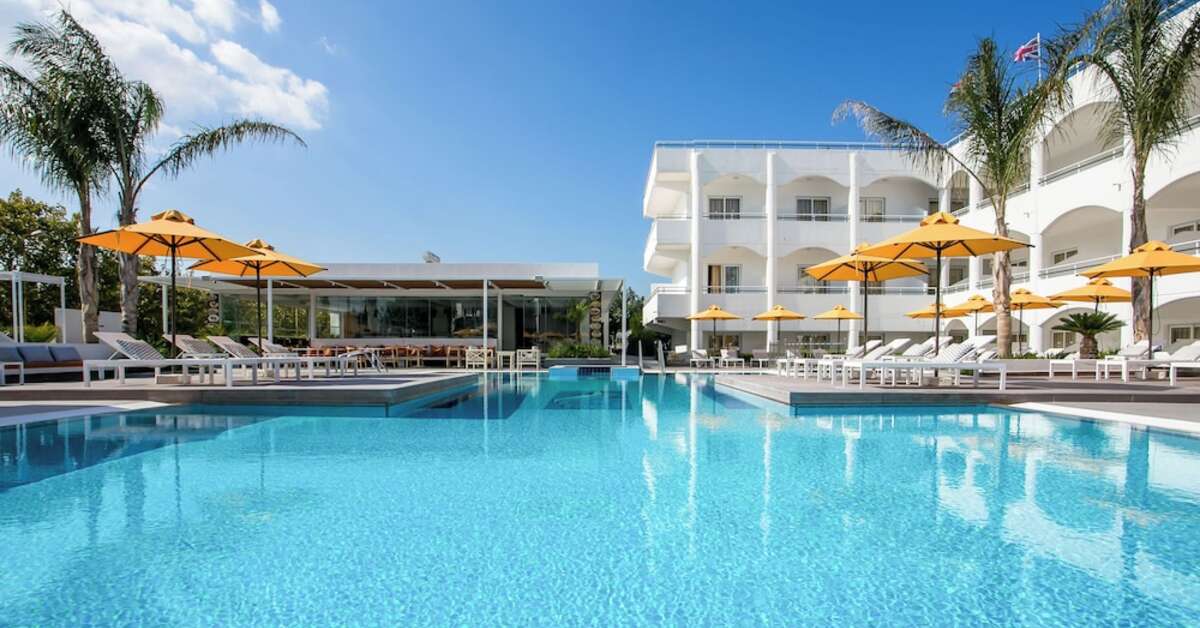 Een foto van het zwembad bij Orion Hotel Faliraki