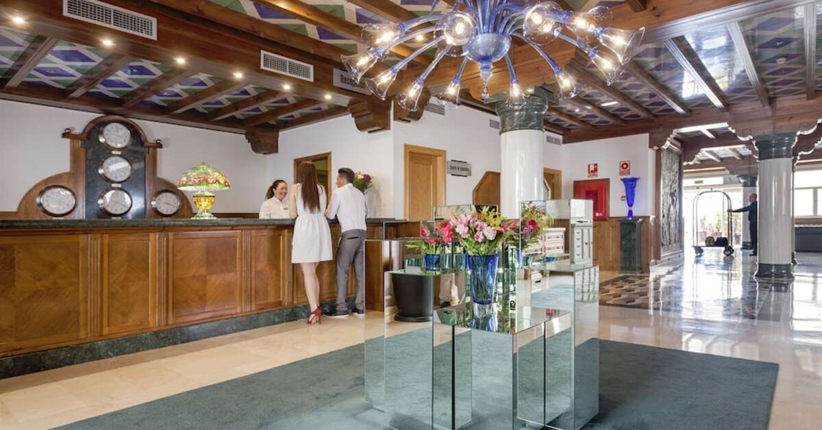 Een foto van het interieur van Hotel Fenix Torremolinos