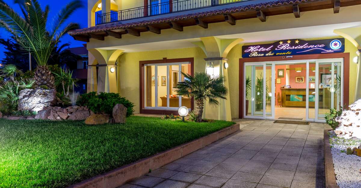 Een foto van de buitenkant van Hotel Rosa Dei Venti