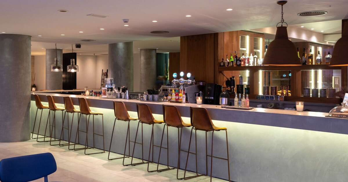 Een foto van de faciliteiten bij Blue Sky City Beach Hotel
