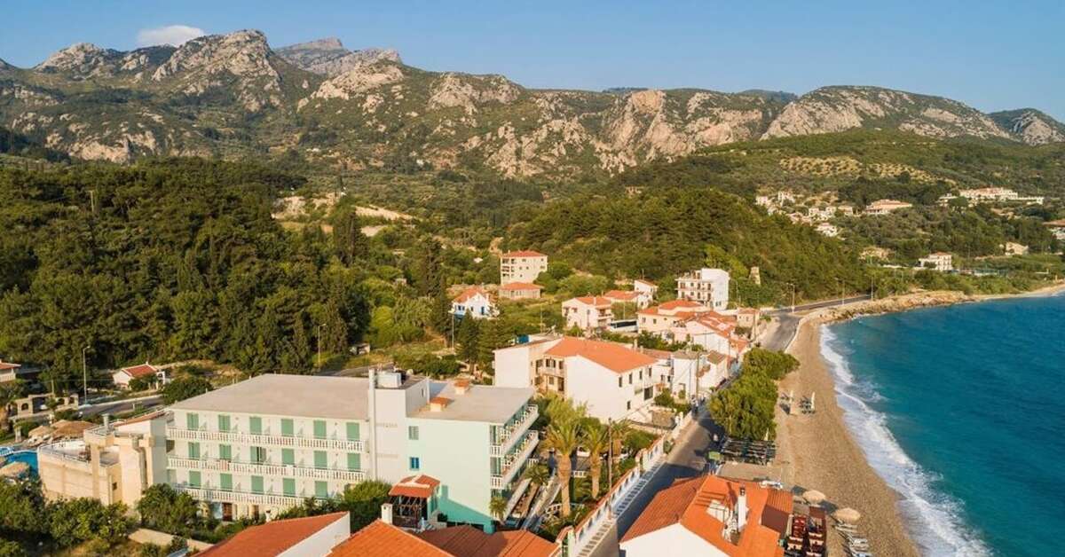 Een foto van de buitenkant van Kokkari Beach