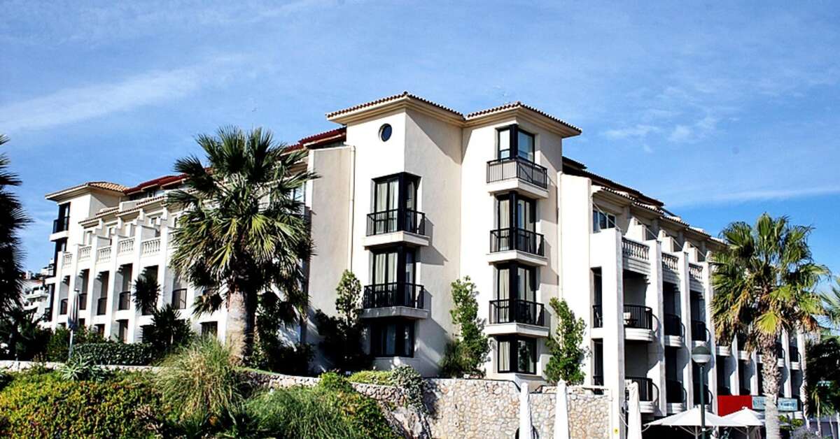 Ein Foto von der Außenansicht des Hotel Estela Barcelona