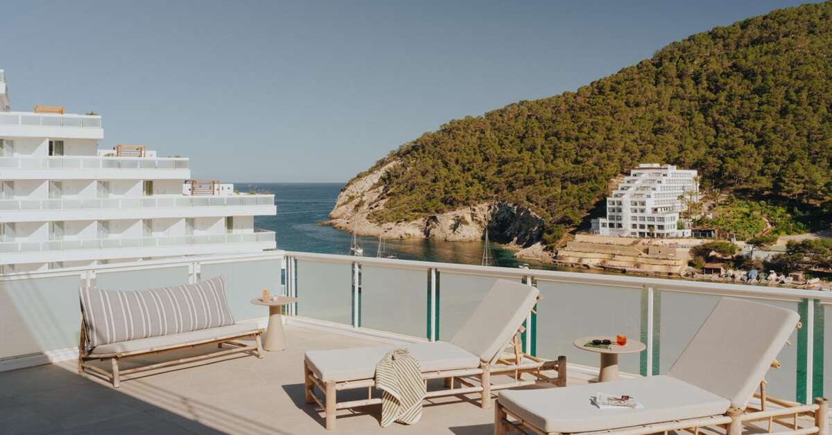 Een foto van het terras bij Hyde Ibiza